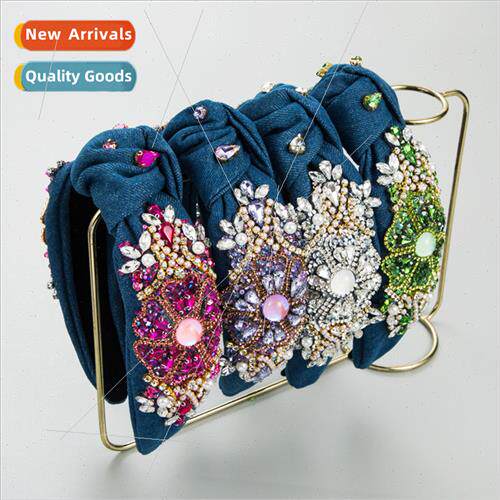Europe personalized knot in middle wide side retro heavy-dut
