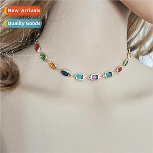 fashion collarbone Europe girls retro chain nec necklaces