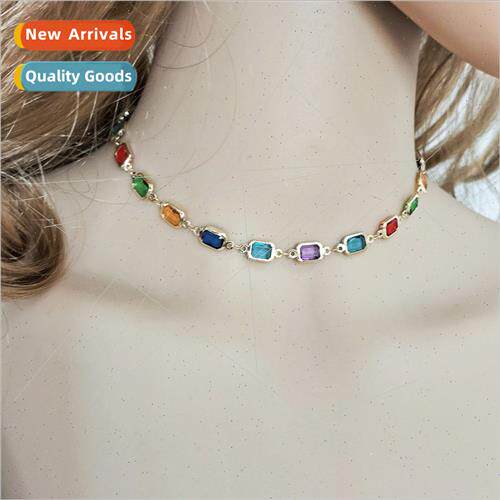 Europe necklaces retro nd fashion collarbone chain girls nec