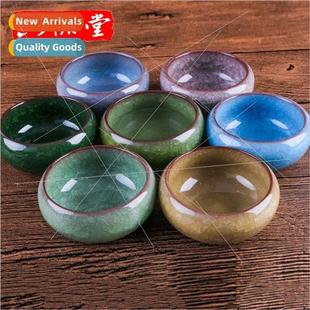 supplies water dish Scholar crackle calligraphy Ice gla room