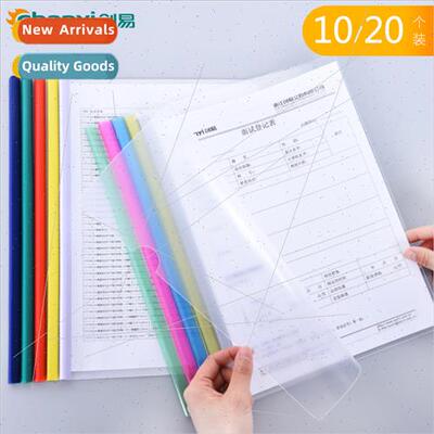 Trolley Drawer Clip Folder Transparent Plastic Data Organize