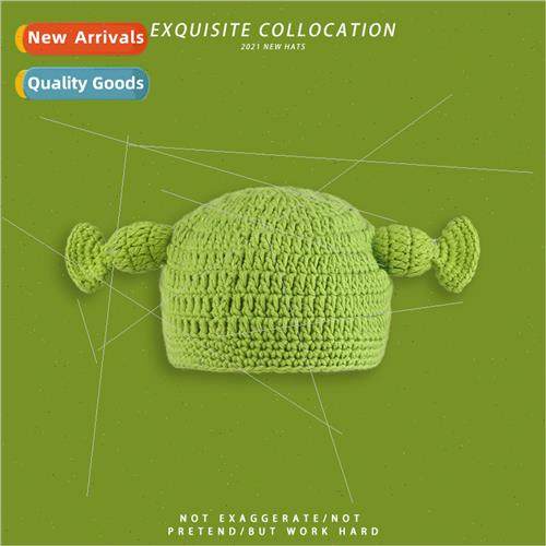 Hat Women Winter Warm Hundred Cute Knit Hat Men Shrek Hat