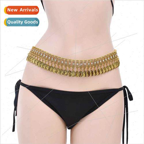 Waist Chain Fashion Diamond Encrusted Coin Tassel Body Chain