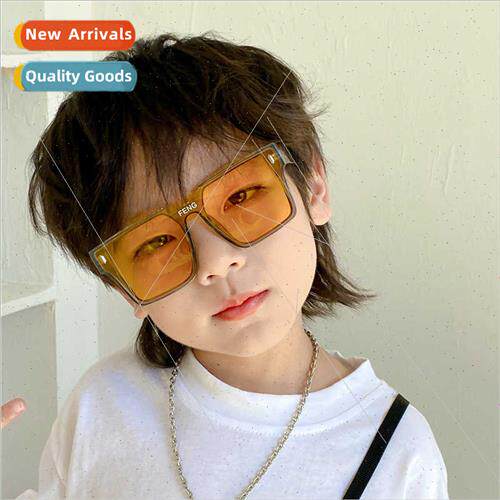 new retro children sunglasses connected ins one-piece wind m