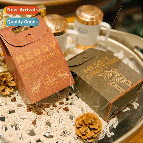 Creative 300g kraft paper jumper series Christmas gift box p