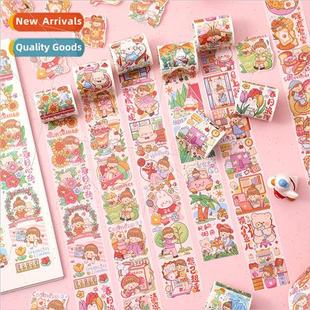 Pillow Head Girl  2 washi tape comes wh release paper creati