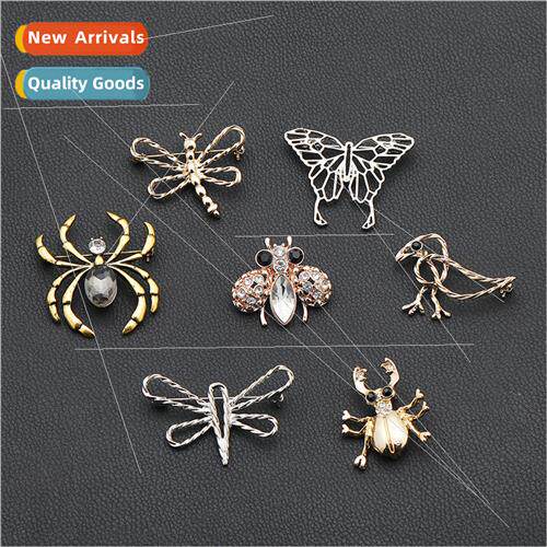 New fashion creative mini fun insects animal set brooch acce
