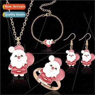 Christmas oil Santa drop alloy Claus colorful Europe elk