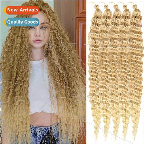Europe African Crochet Hair Wool Curls Women Hair Handle Fre