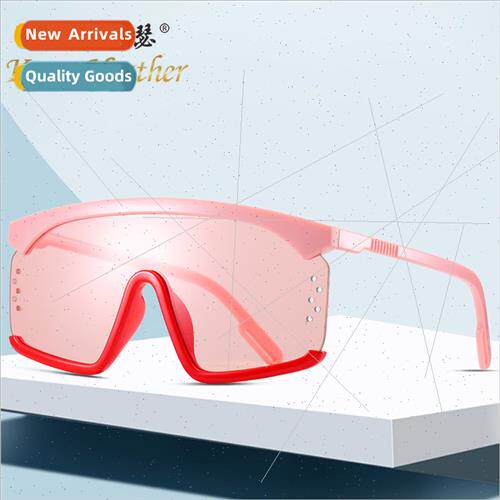 Large frame one-piece fashion sunglasses 2087 Europe sunglas