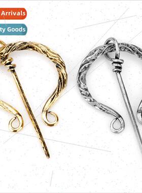 New Vintage Viking Brooch Metal Clasp Pin Creative Viking Je