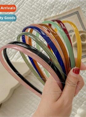 ins fine paragraph hair bfemale headdress simple candy color