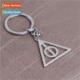 适用Europe Creative movi keychain pendant rotatable triangle