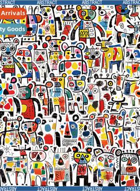 50 colorful graffi abstract animal stickers sketch waterproh