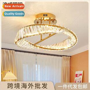 ght xury Ceiling ght Home Bedroom ving Room LED Crystal ght