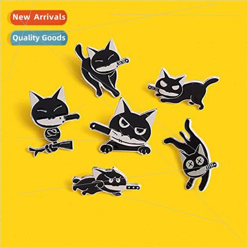 Dagger team black cat sheriff wh a knife guard a knife flow