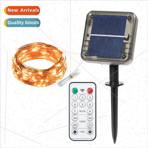 Remote Control Solar ght String Christmas Day Lawn Floor Wal