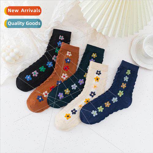 Spring Autumn new women cotton socks Japanese Hyuna colorful