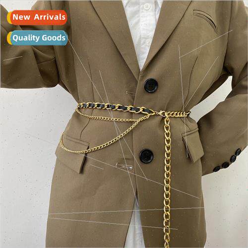 Waist chain ladies dress metal small iron chain pick up fash