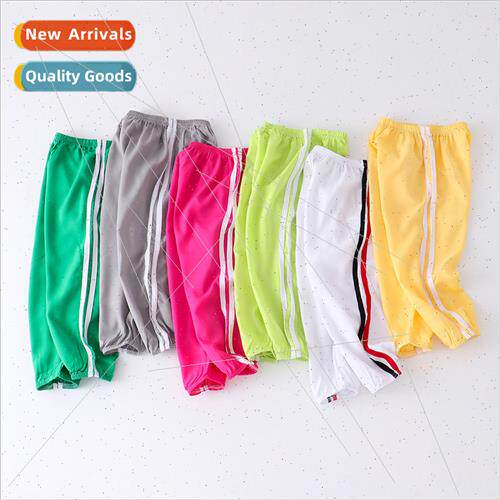 Children pants summer light children candy color sports cott
