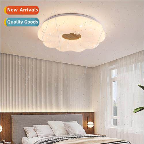 Scandinavian master bedroom lamp round warm romantic full st
