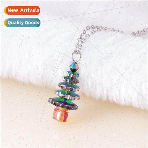 Europe crystal dazzle color Christmas e pendant simple Chris