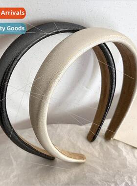 Novelty Korea micro flash leather hair bands hair clips simp