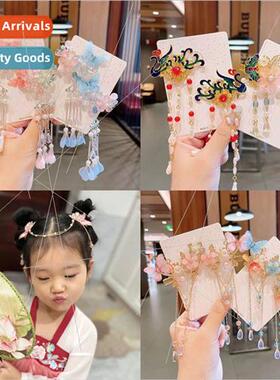 Cute hanbok headdress tassel step shaking hair accessories g