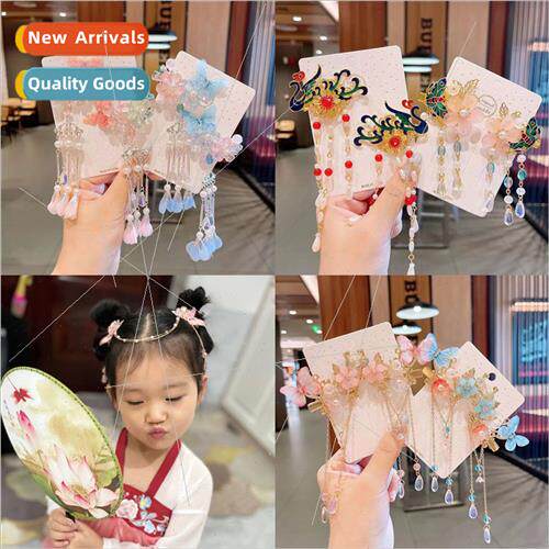 Cute hanbok headdress tassel step shaking hair accessories g