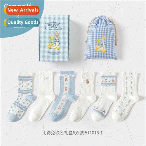 X Peter Rabbit Peter Rabbit  women socks A must-have 适用Spr