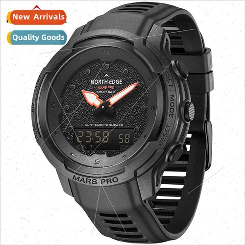 Watch waterproof carbon fiber altude air pressure compass