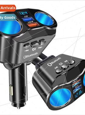 Dual USB dual cigarette lighter Bluetooth MP3 player can be