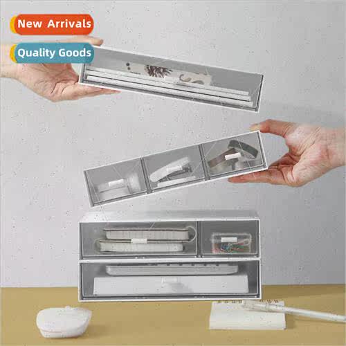 mple multi-compartment storage box desktop sundries statione