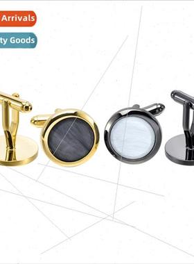 new ebony mica shell French cufflinks senior su shirt gold p