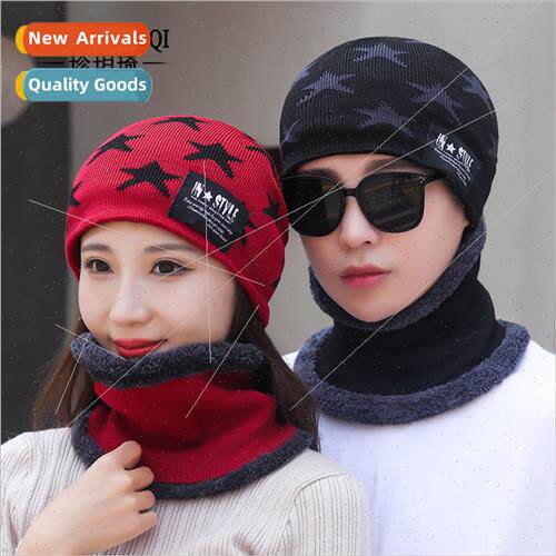Winter padded cold warm knted wool cap men women cycling tra