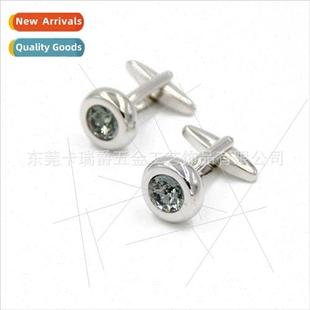 crystal men shirt grade cuff French blue business high women