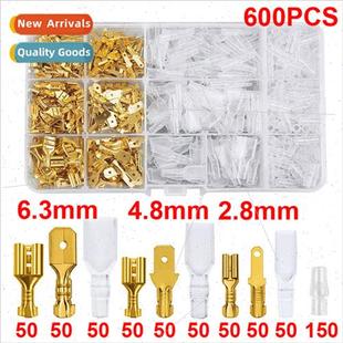 insert ter color 6.3mm 4.8 2.8 reed pressed Cold Gold 600PCS
