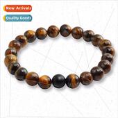 Gold Swan Rope Volcanic Stch Stone Malache Color Bracelet