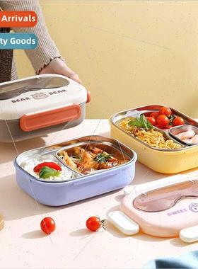 Stainless Steel nch Box Divided Bento Box Workers nch Box Mi