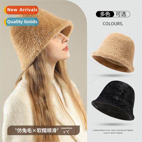 Hat female fall winter Korean  hundred wild imation rabb hai