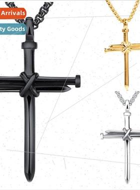 New color-preserving alloy cast steel nail cross men women p