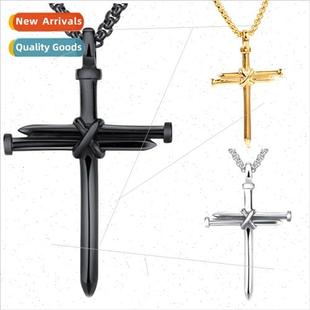 New color-preserving alloy cast steel nail cross men women p