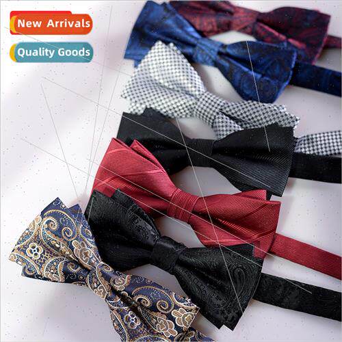 Korea bow tie men black red groom best man wedding wedding s
