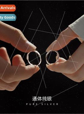 Couple Ring M?bius Ring Ring lver Female Pair che Male Mini