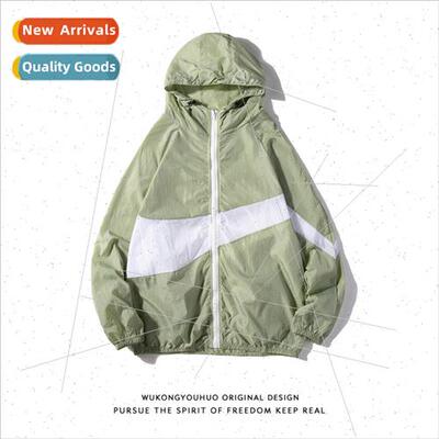 Sunscreen clothing men 2022 summer new couples thin hooded j
