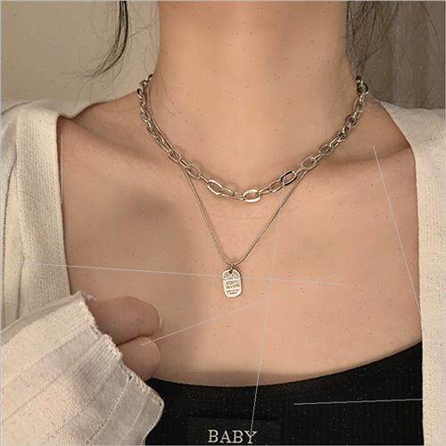 Korea ins niche cold wind collarbone chain women accessories