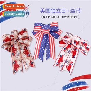 Decoration Flag Bow American Striped Day Star Independence