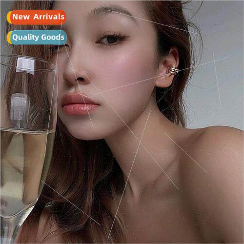 Skeleton flash diamond ear bone clip French sense whout ear