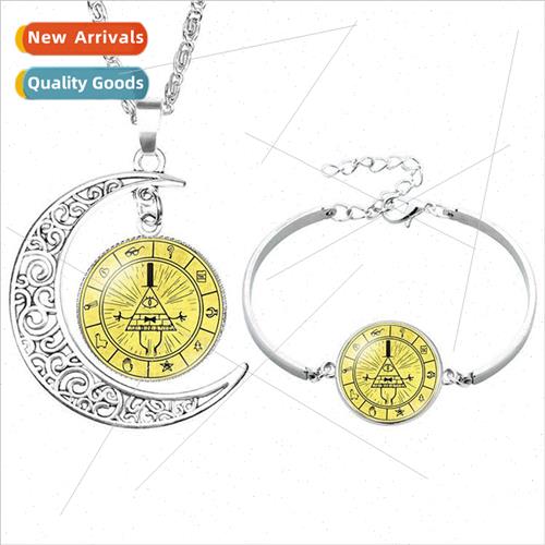 Jewelry Weirdtown Gravity Decoder Triangle Time Gemstone Nec