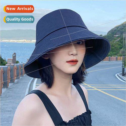 Summer cotton high- big head circumference fisherman hat fem